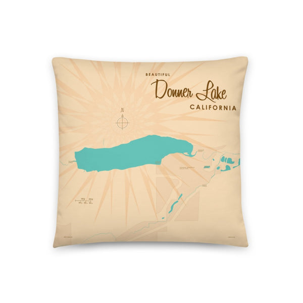 Donner Lake California Pillow