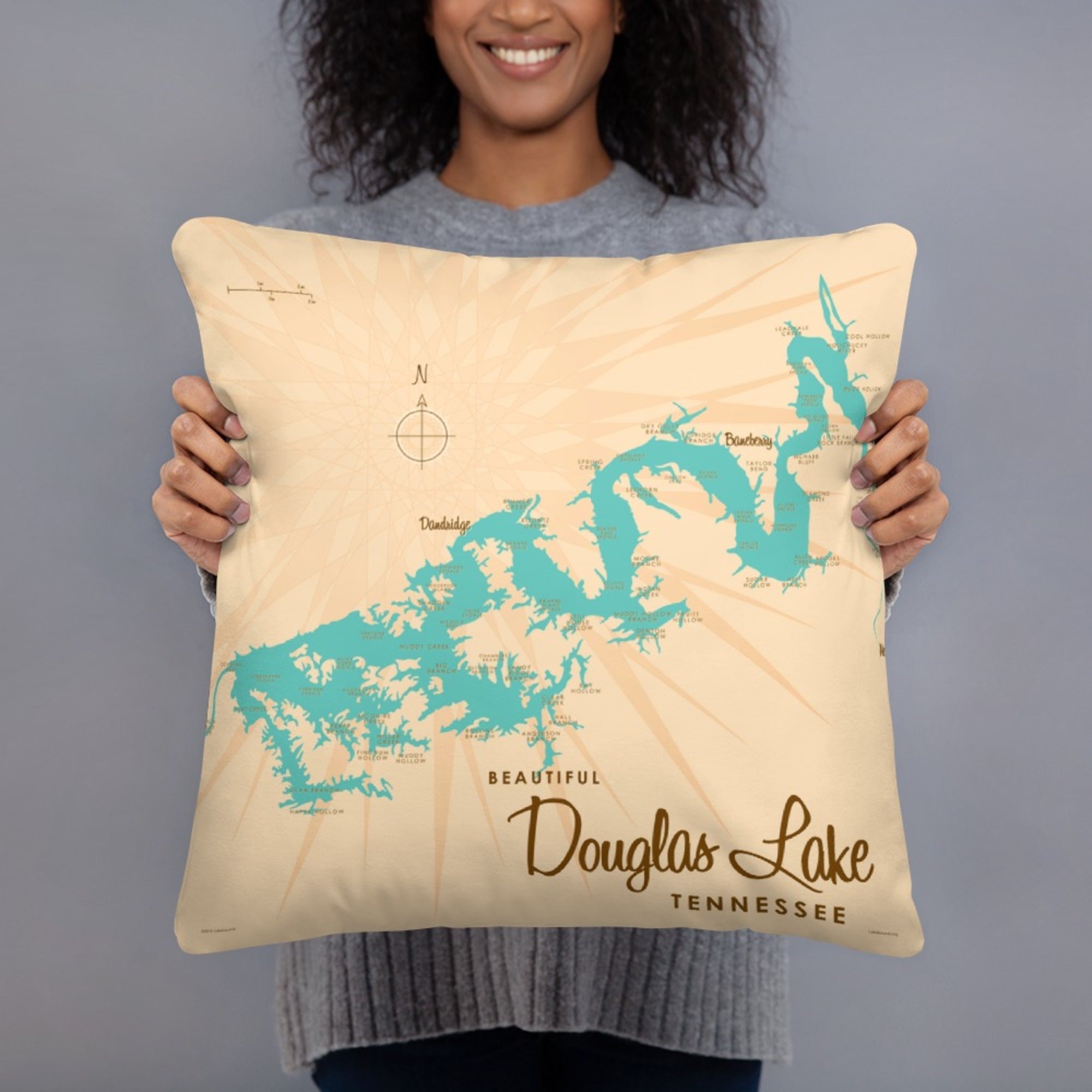 Douglas Lake Tennessee Pillow