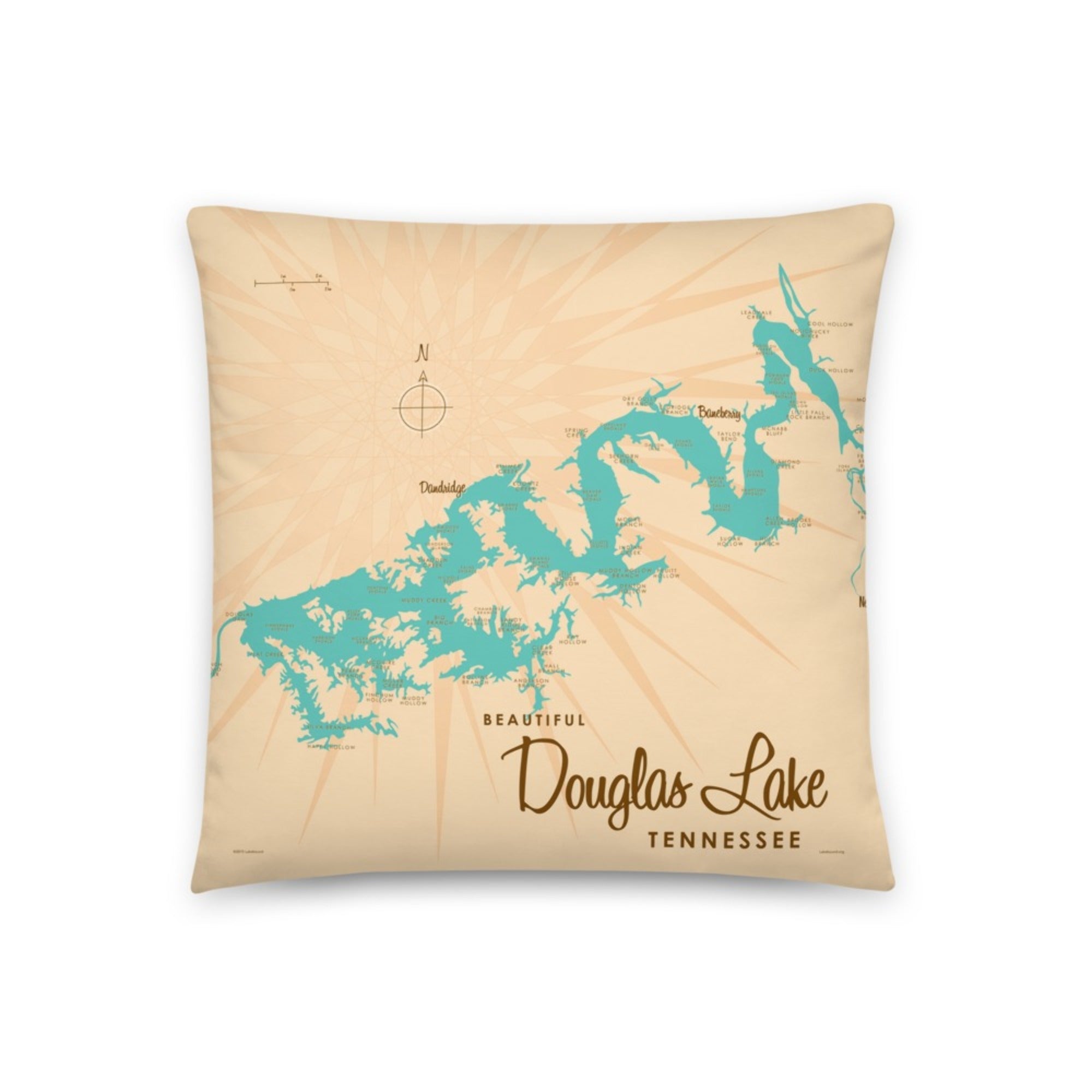 Douglas Lake Tennessee Pillow