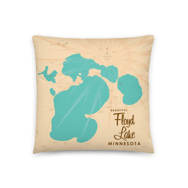 Floyd Lake Minnesota Pillow