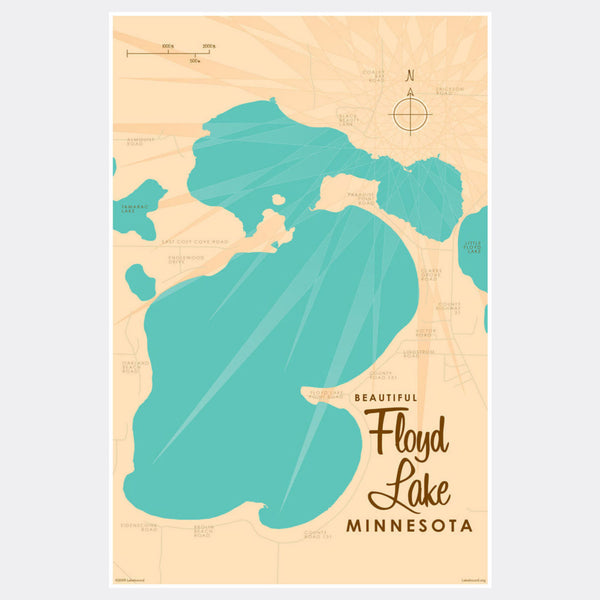 Floyd Lake, Paper Print