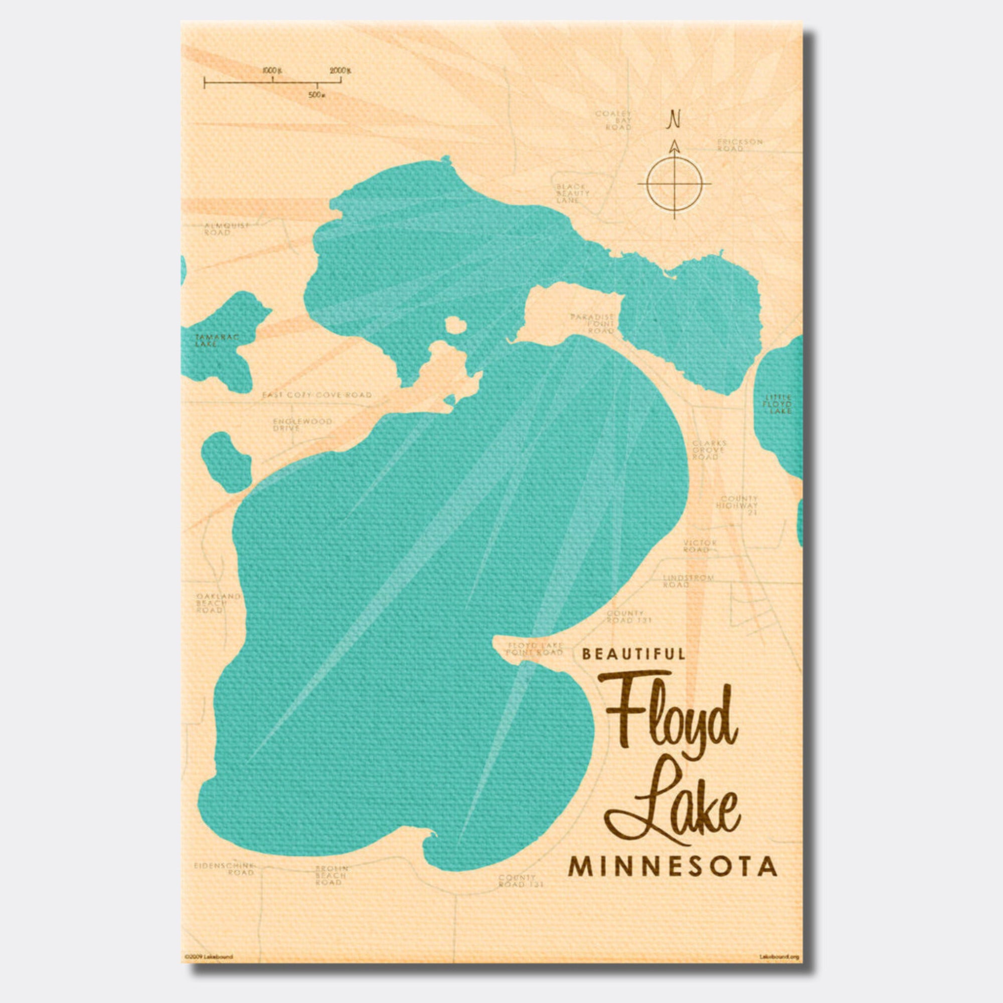 Floyd Lake Minnesota, Canvas Print