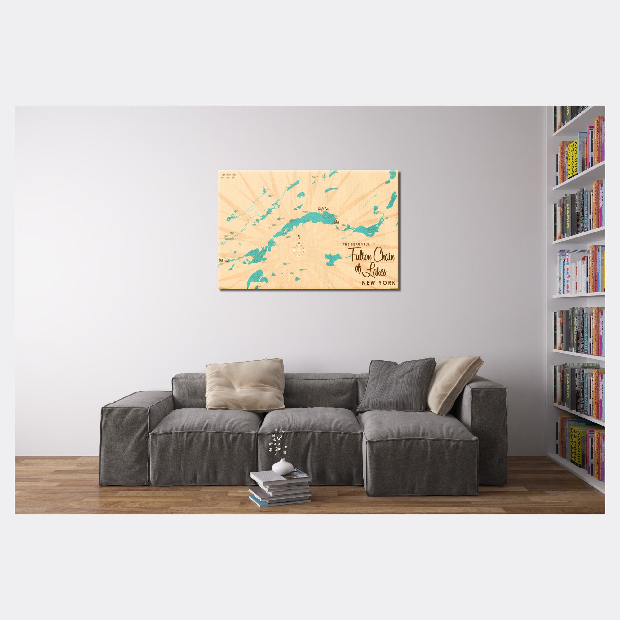 Fulton Chain of Lakes New York, Canvas Print