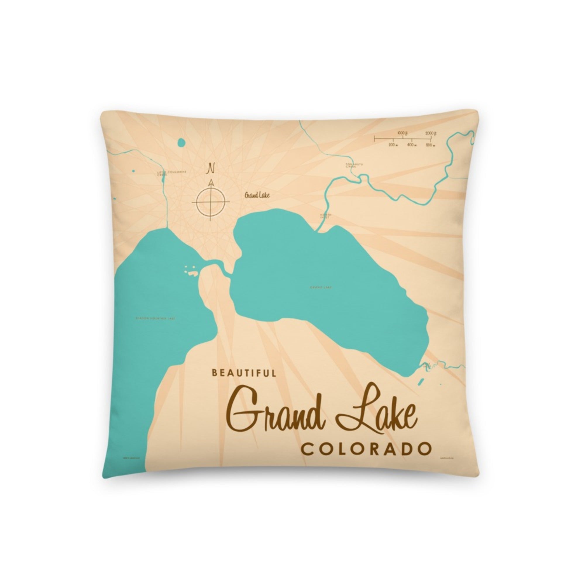 Grand Lake Colorado Pillow