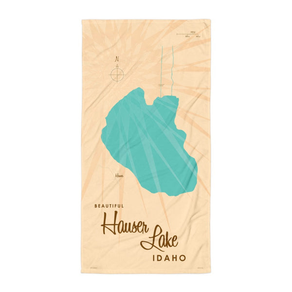 Hauser Lake Idaho Beach Towel