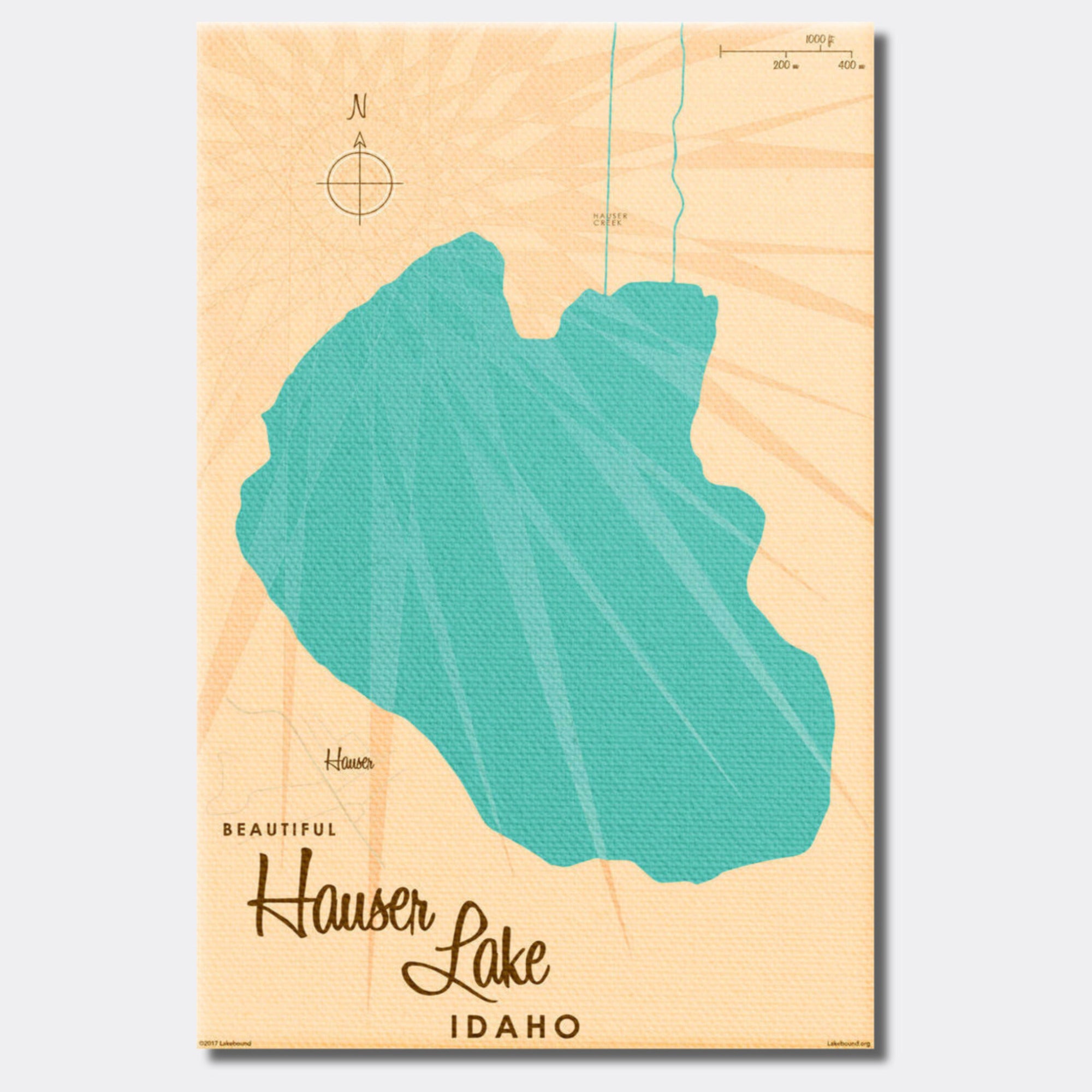 Hauser Lake Idaho, Canvas Print