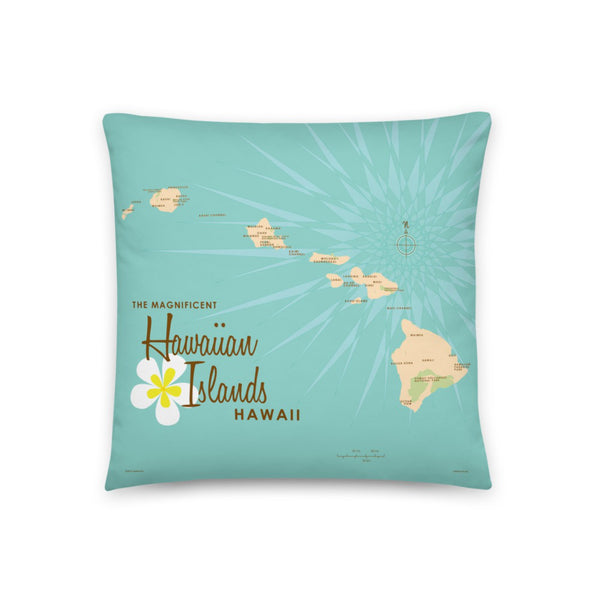 Hawaiian Islands Pillow