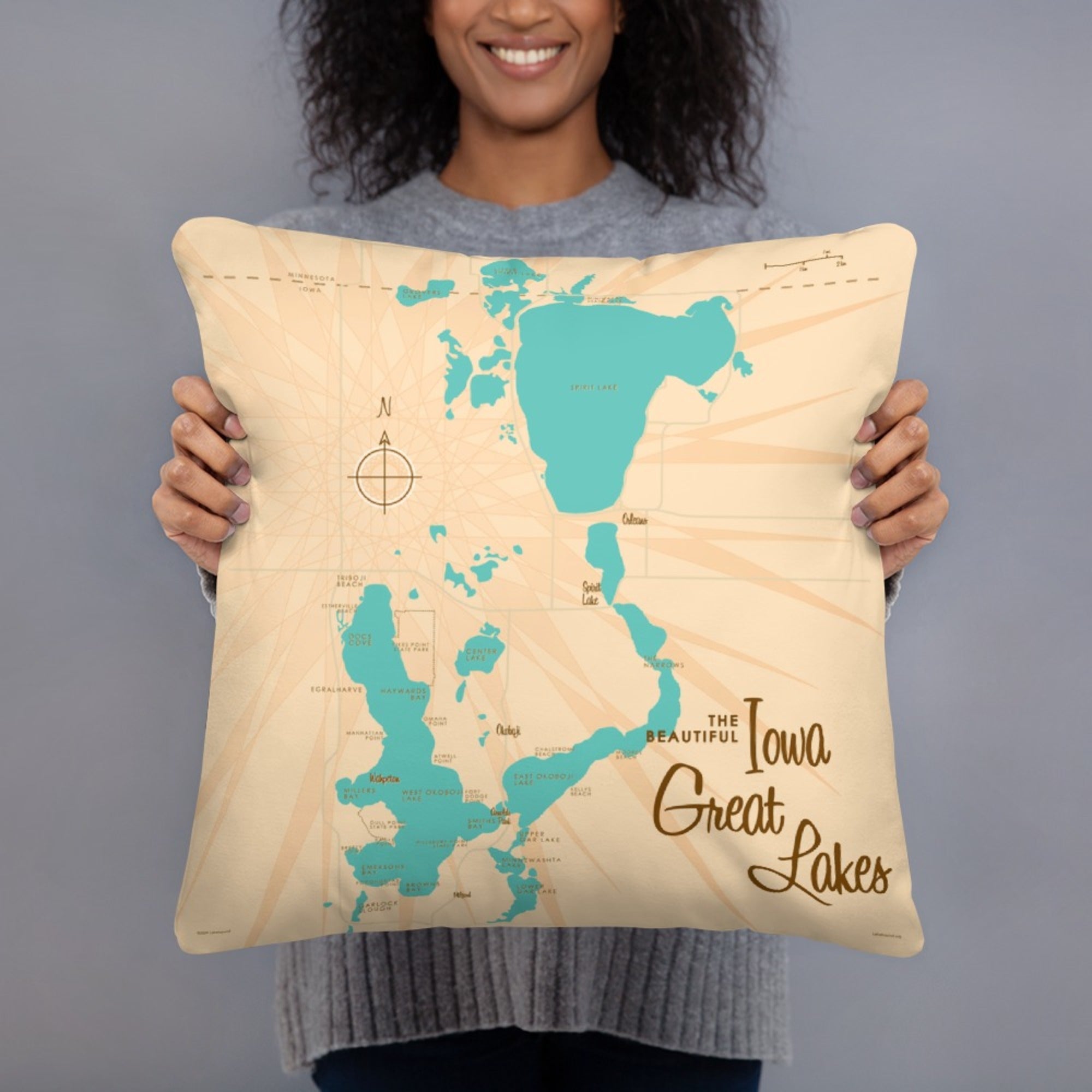Iowa Great Lakes Pillow