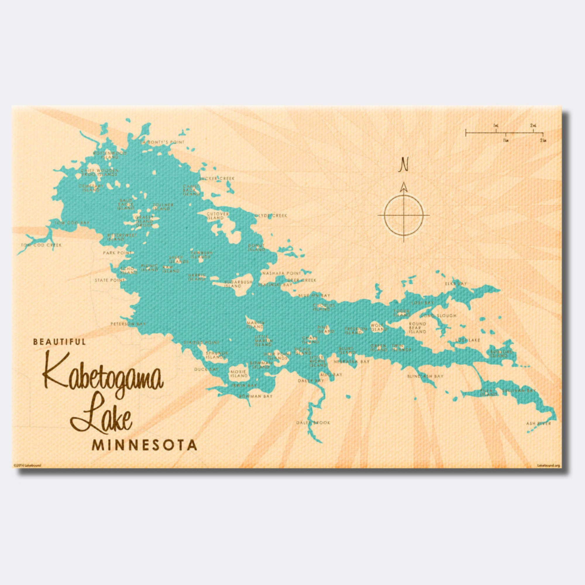 Kabetogama Lake Minnesota, Canvas Print