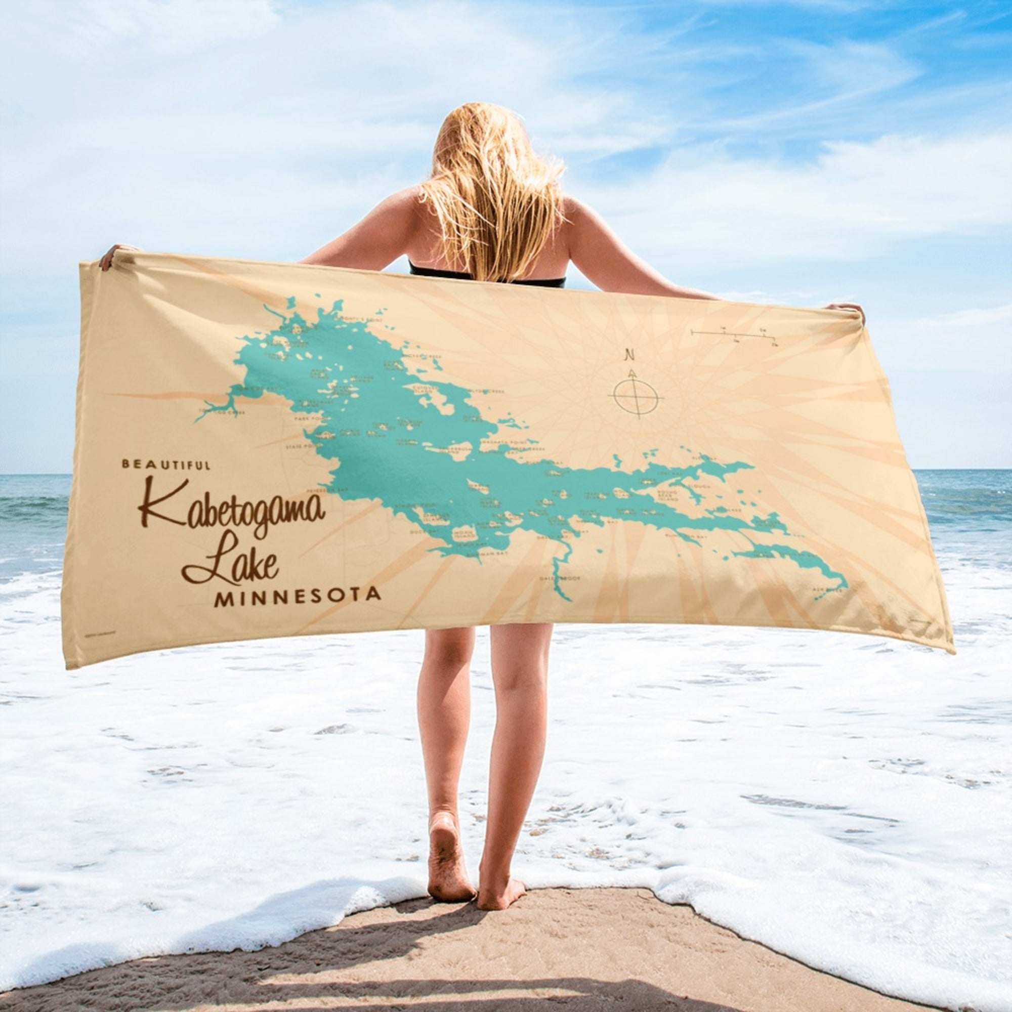 Kabetogama Lake Minnesota Beach Towel