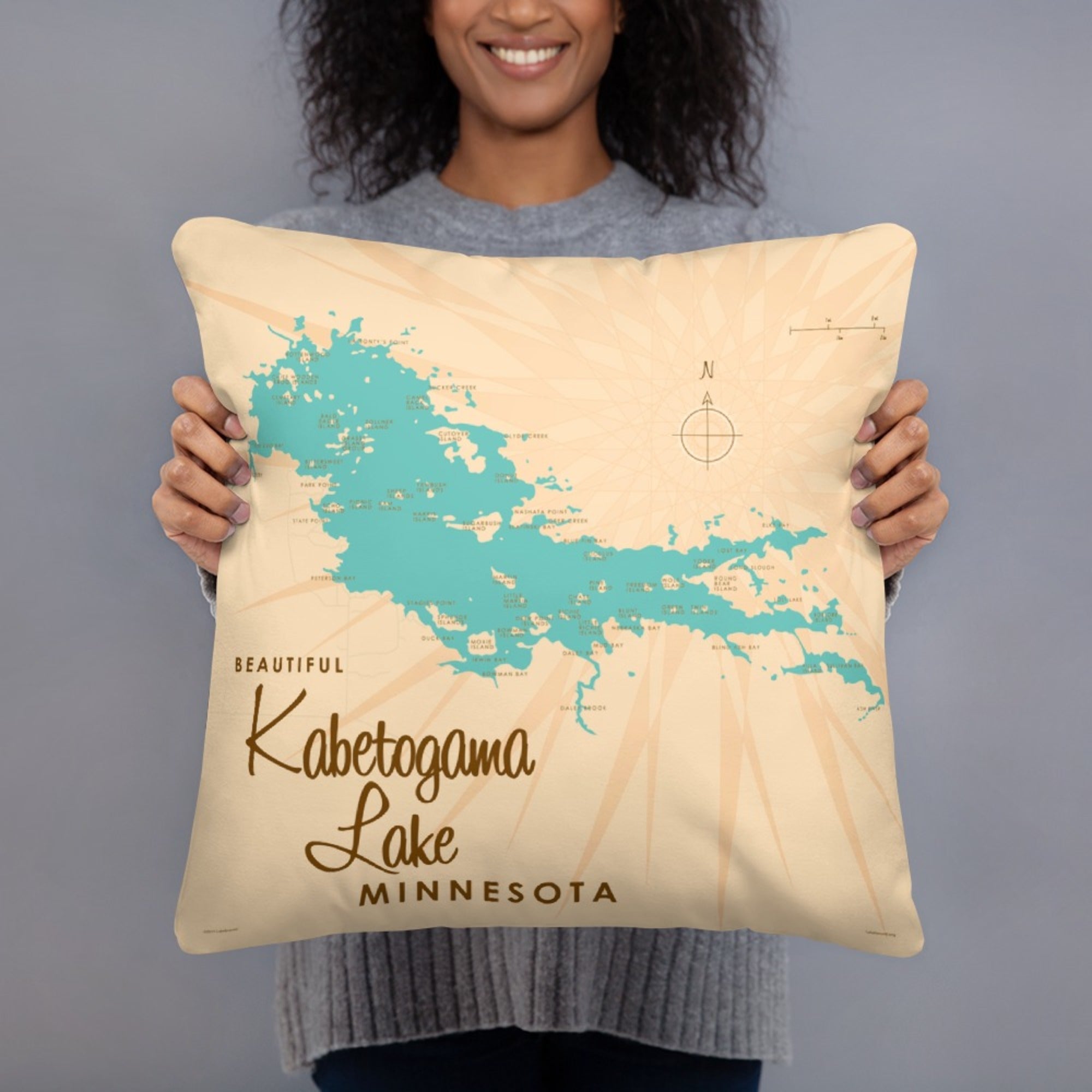 Kabetogama Lake Minnesota Pillow