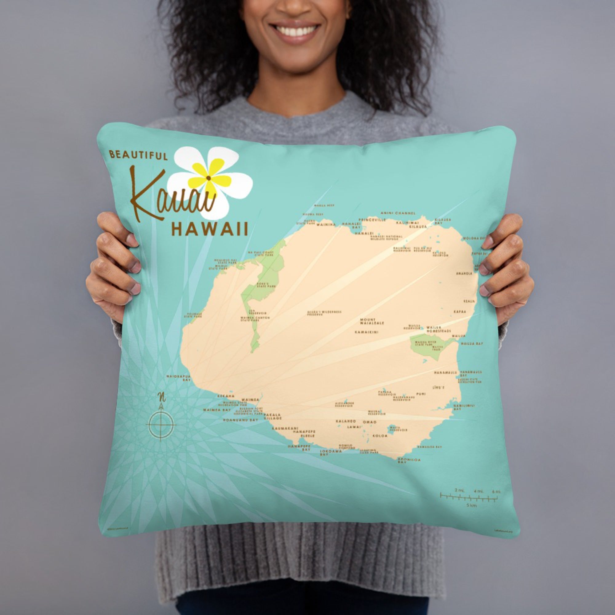 Kauai Hawaii Pillow