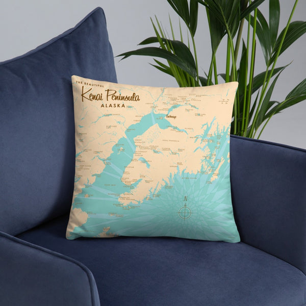 Kenai Peninsula Alaska Pillow