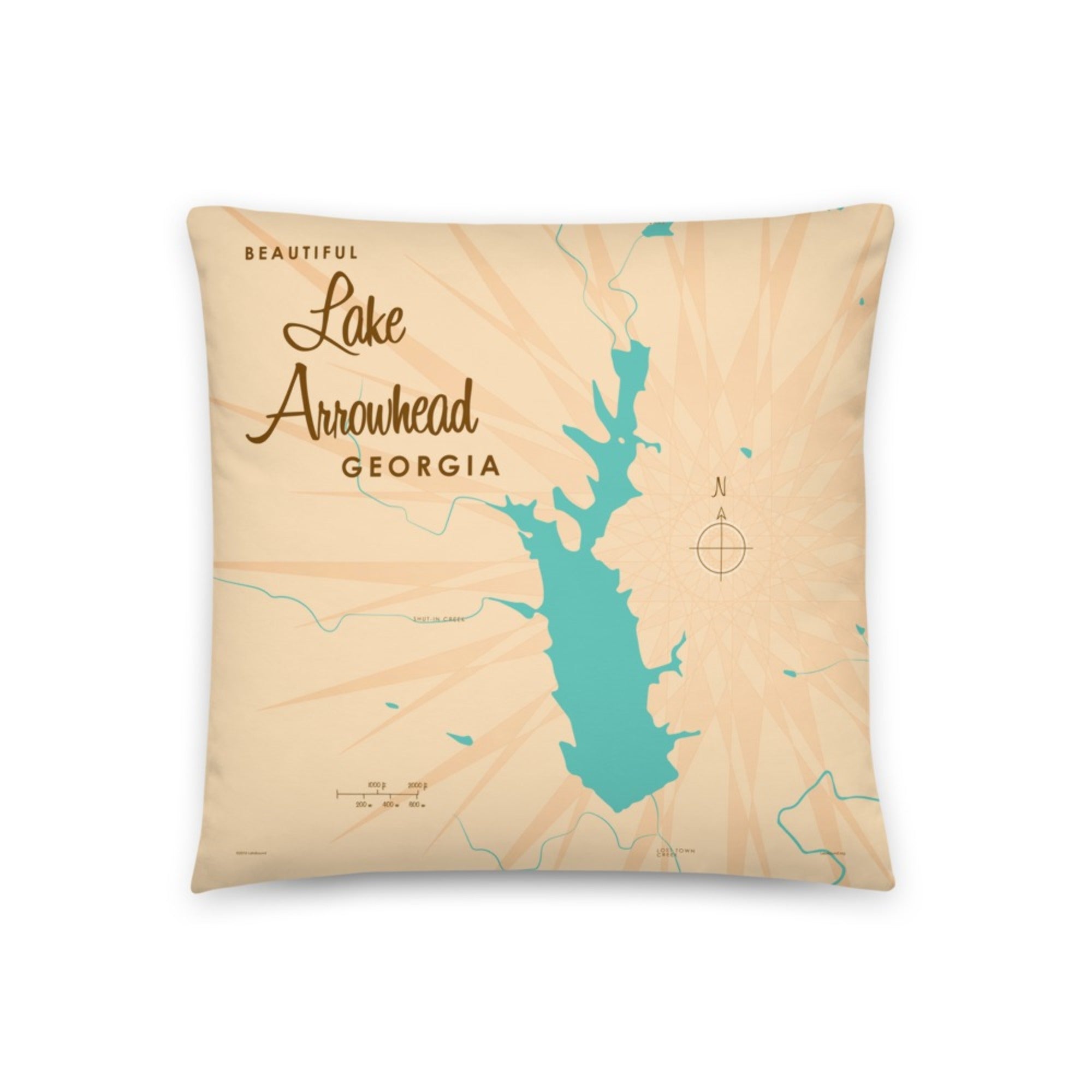 Lake Arrowhead Georgia Pillow