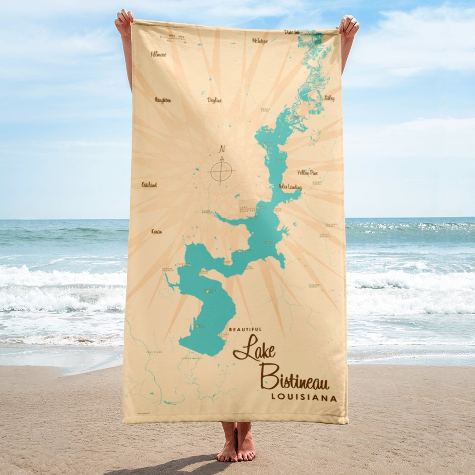 Lake Bistineau Louisiana Beach Towel