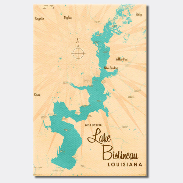Lake Bistineau Louisiana, Canvas Print