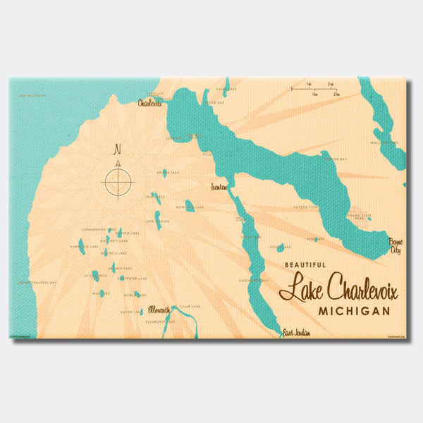 Lake Charlevoix Michigan, Canvas Print
