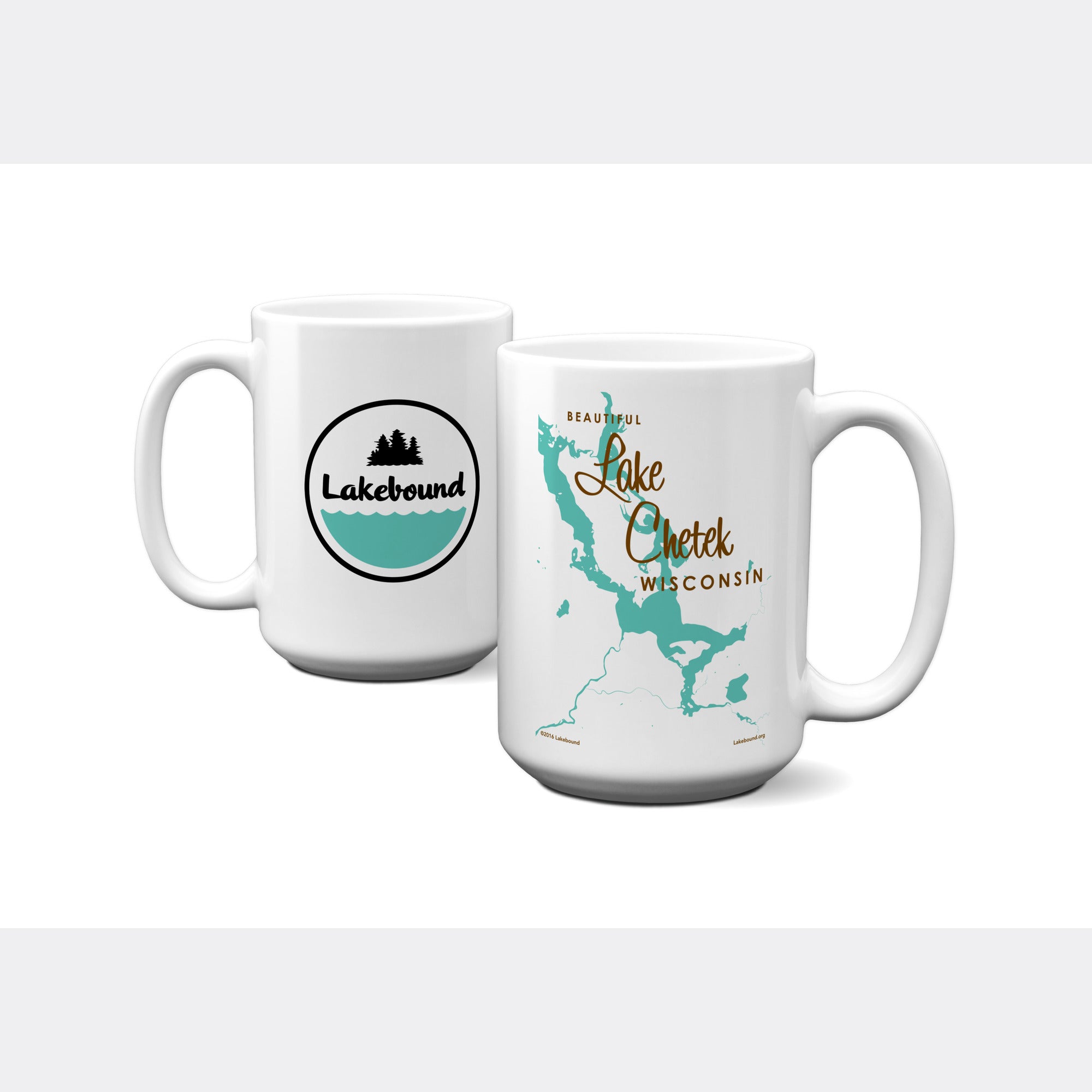 Lake Chetek Wisconsin, 15oz Mug