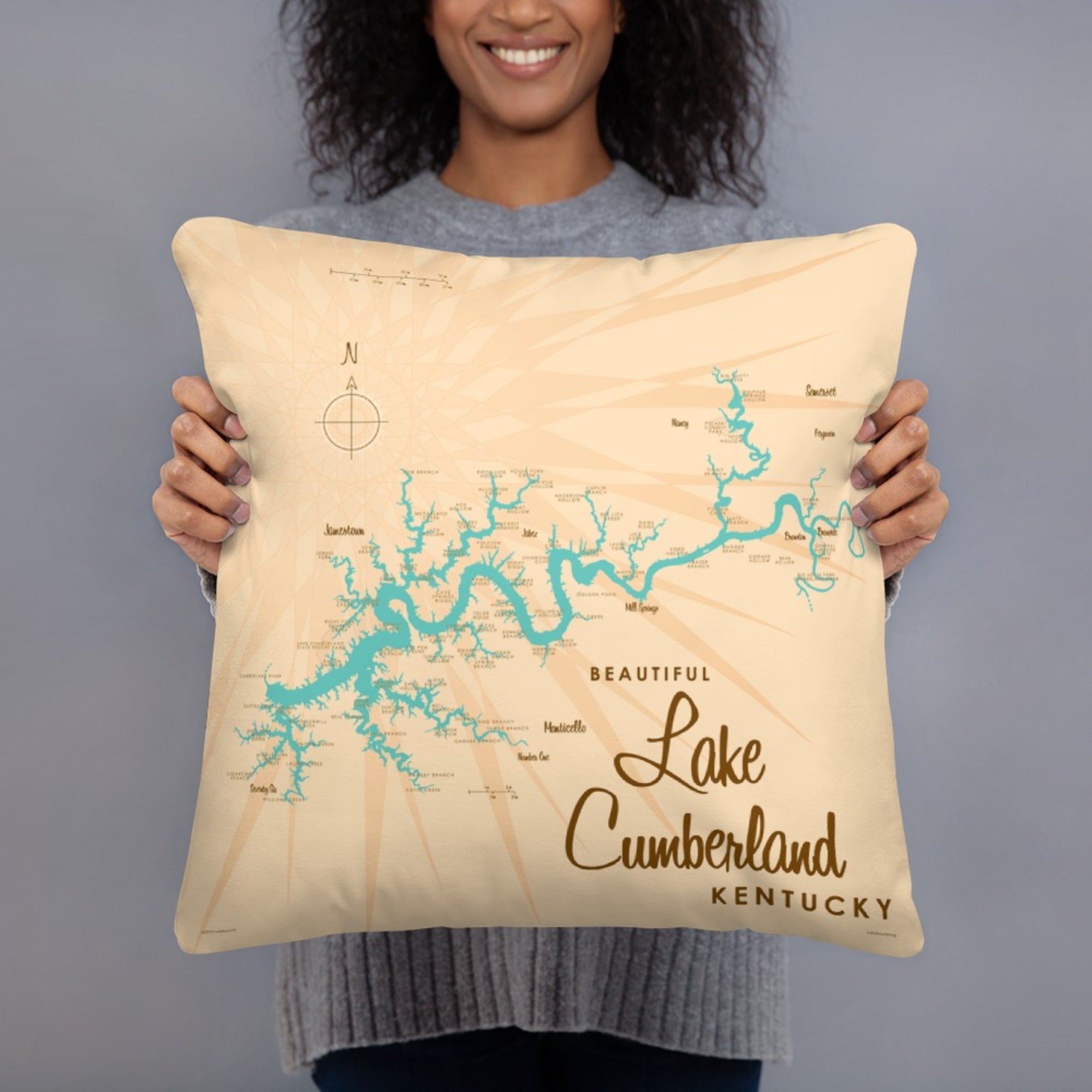 Lake Cumberland Kentucky Pillow