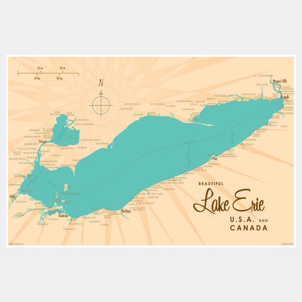 Lake Erie Ohio, Paper Print