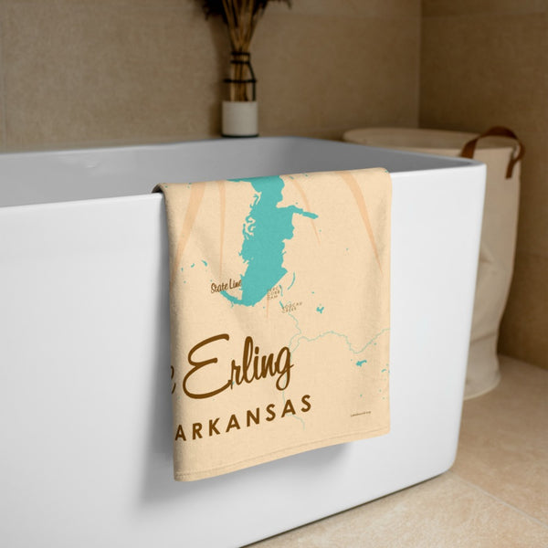 Lake Erling Arkansas Beach Towel