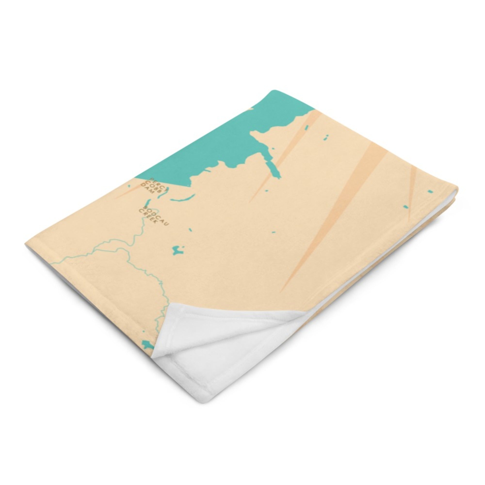 Lake Erling Arkansas Throw Blanket