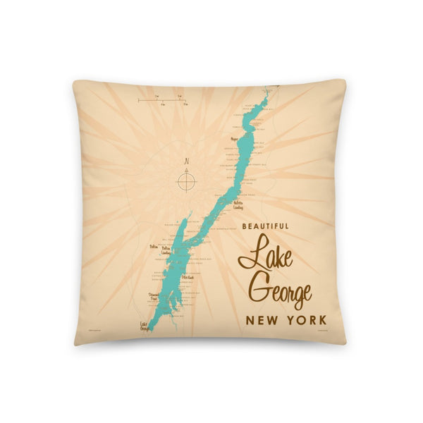 Lake George New York Pillow
