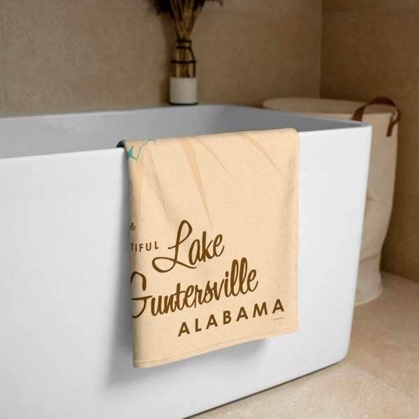 Lake Guntersville Alabama Beach Towel