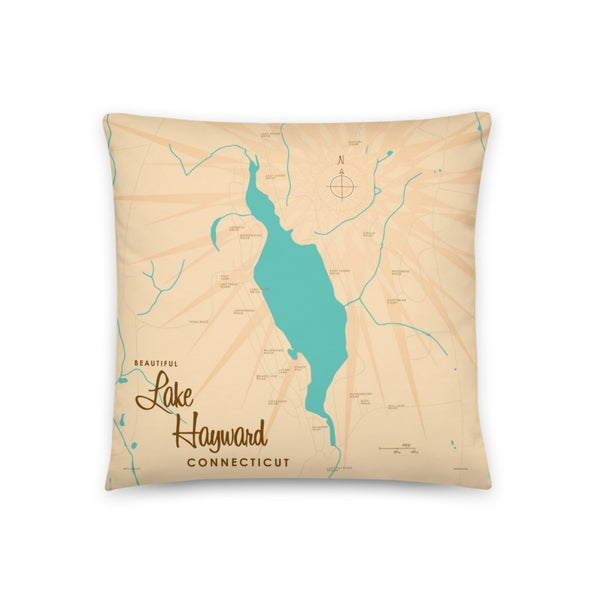 Lake Hayward Connecticut Pillow