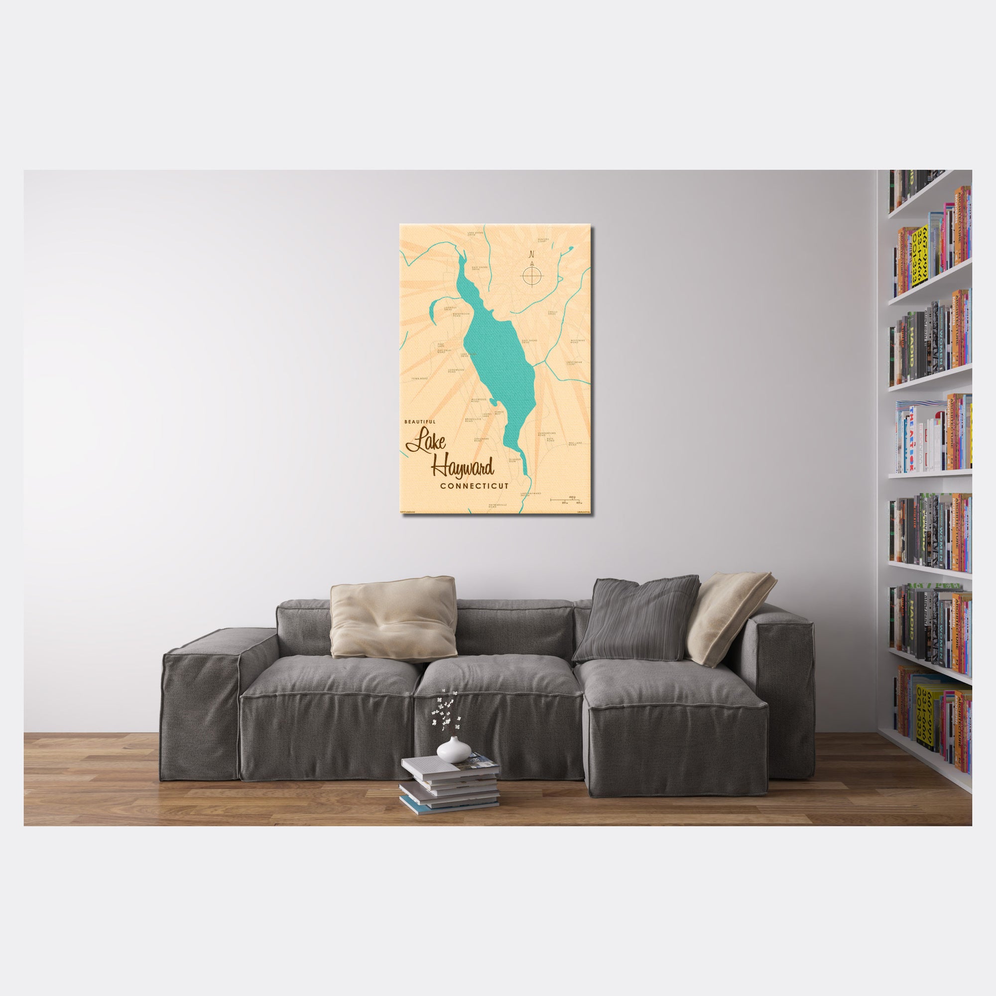 Lake Hayward Connecticut, Canvas Print