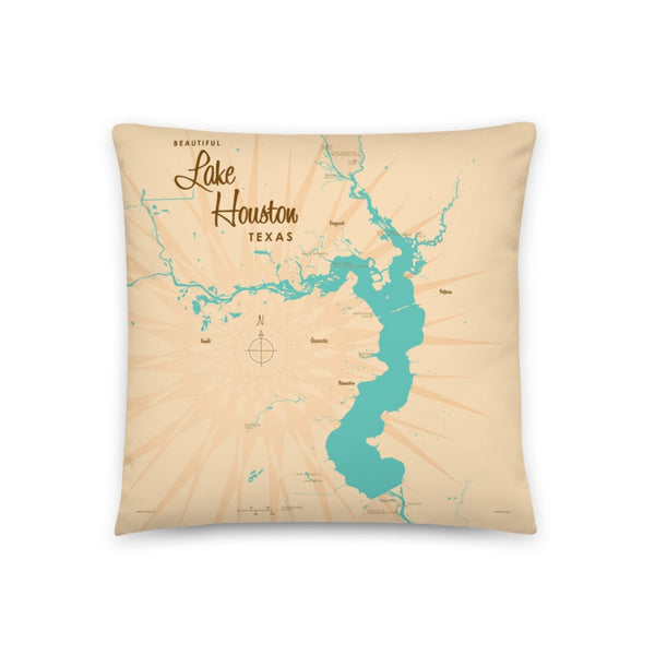 Lake Houston Texas Pillow
