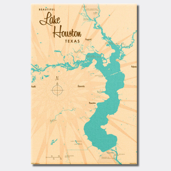 Lake Houston Texas, Canvas Print