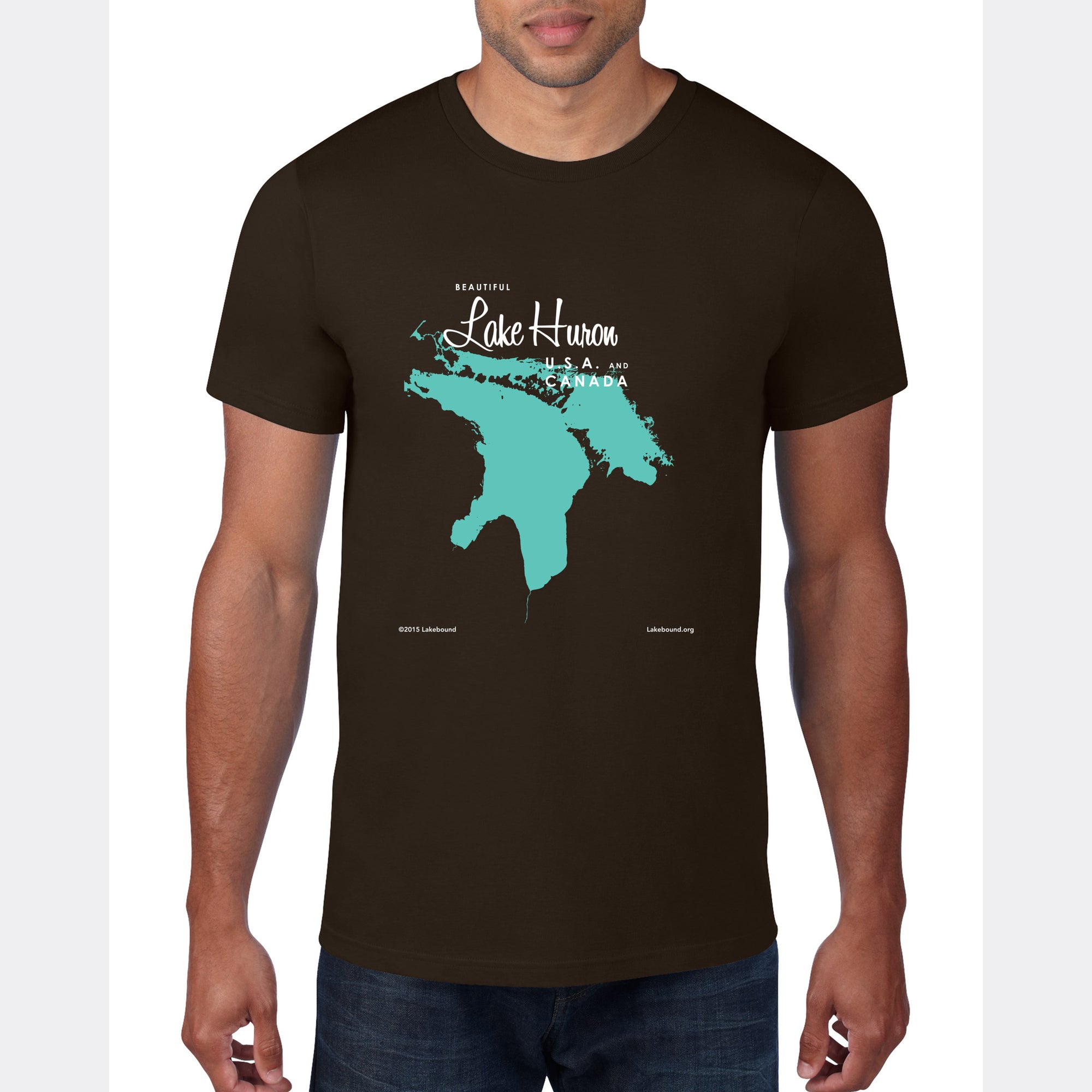 Lake Huron USA Canada, T-Shirt