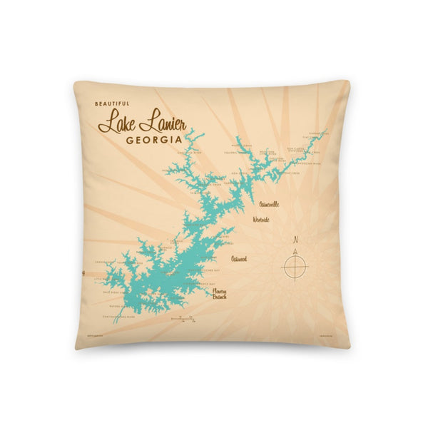 Lake Lanier Georgia Pillow