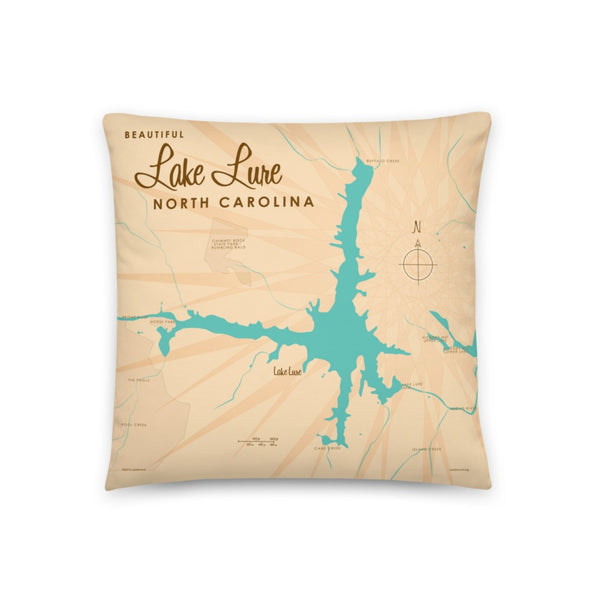 Lake Lure North Carolina Pillow