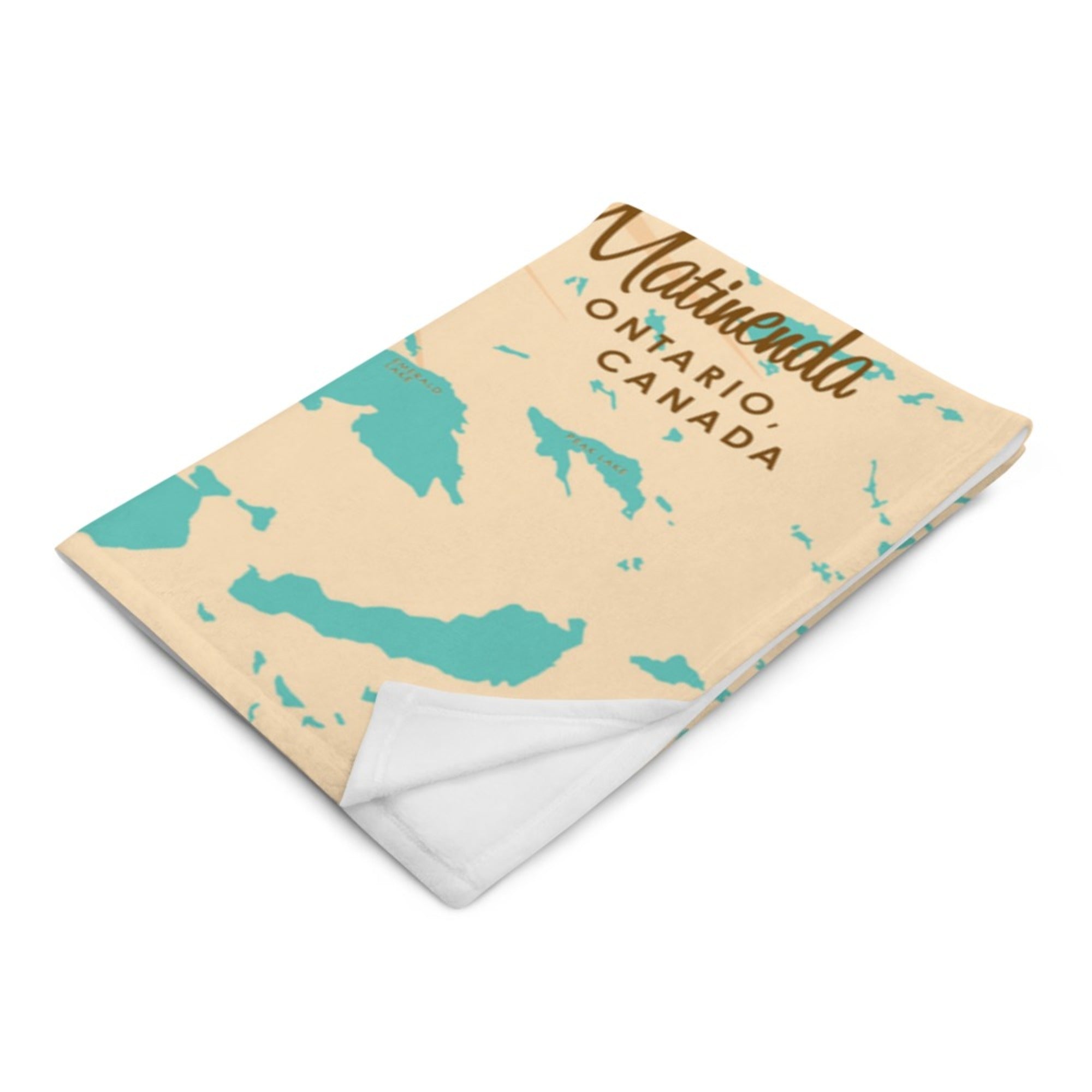 Lake Matinenda Canada Throw Blanket