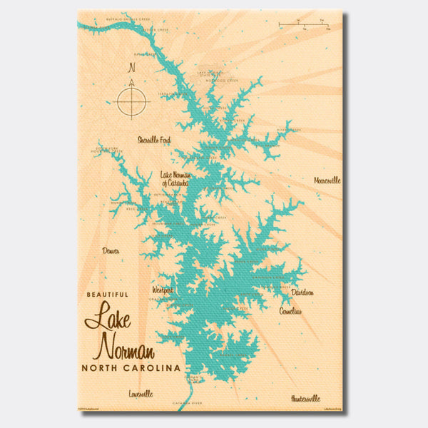 Lake Norman North Carolina, Canvas Print