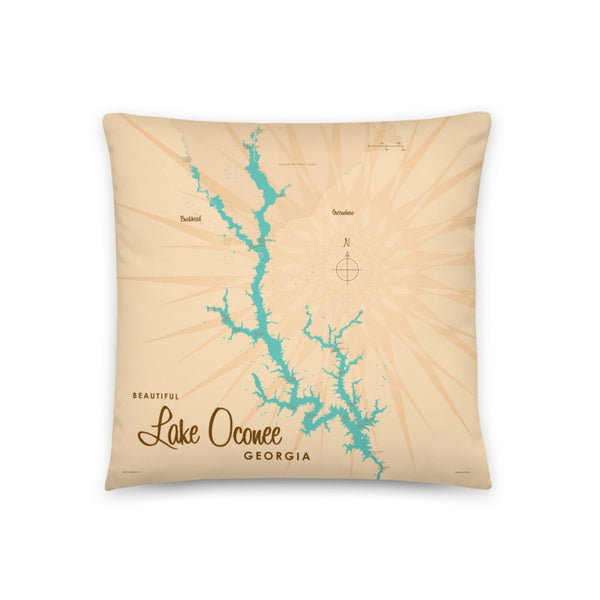 Lake Oconee Georgia Pillow