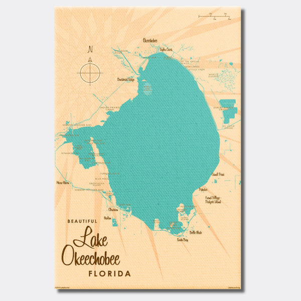 Lake Okeechobee Florida, Canvas Print