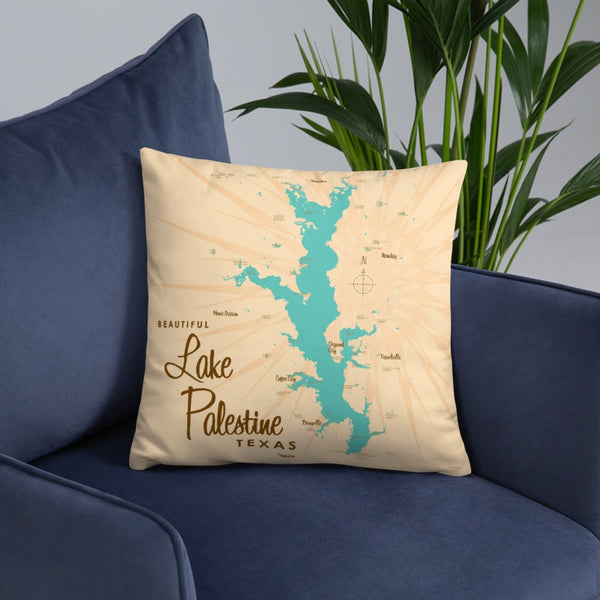 Lake Palestine Texas Pillow