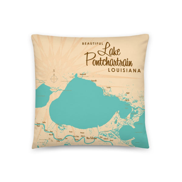 Lake Pontchartrain Louisiana Pillow