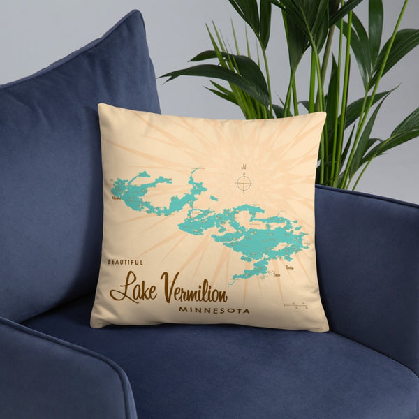 Lake Vermilion Minnesota Pillow