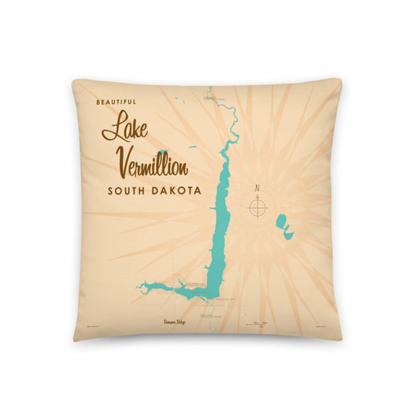Lake Vermillion South Dakota Pillow
