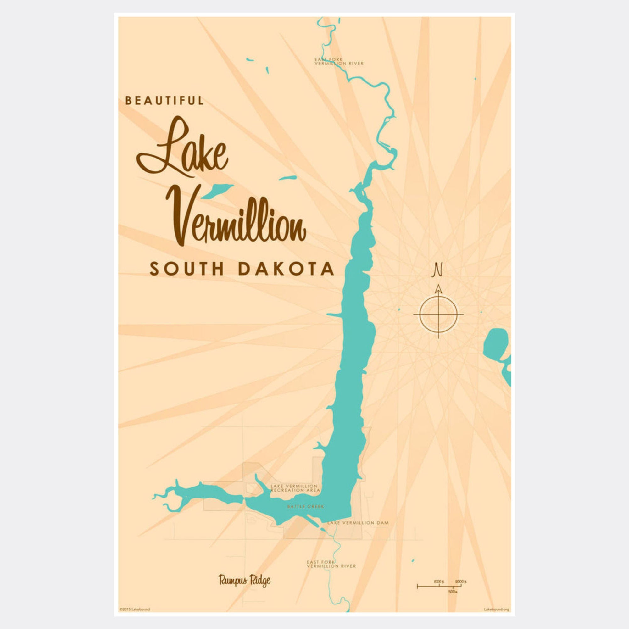 Lake Vermillion South Dakota, Paper Print