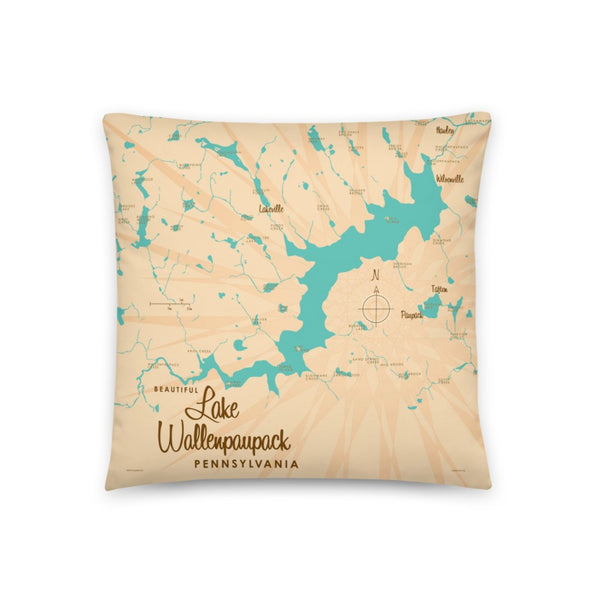 Lake Wallenpaupack Pennsylvania Pillow