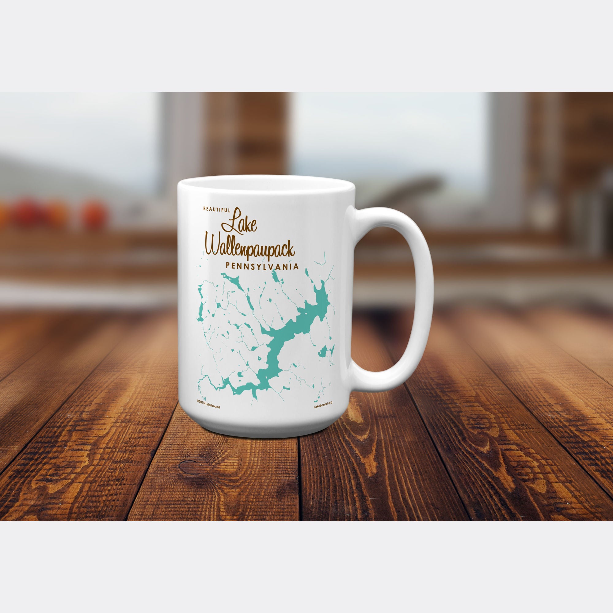 Lake Wallenpaupack Pennsylvania, 15oz Mug