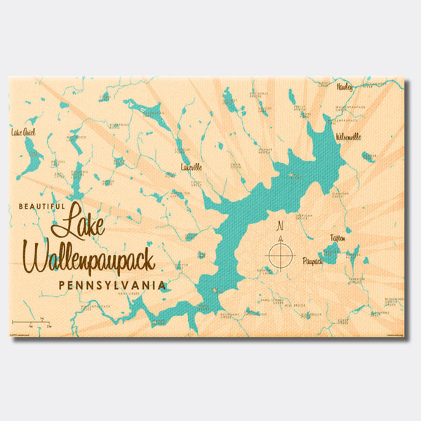 Lake Wallenpaupack Pennsylvania, Canvas Print