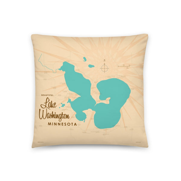 Lake Washington Minnesota Pillow