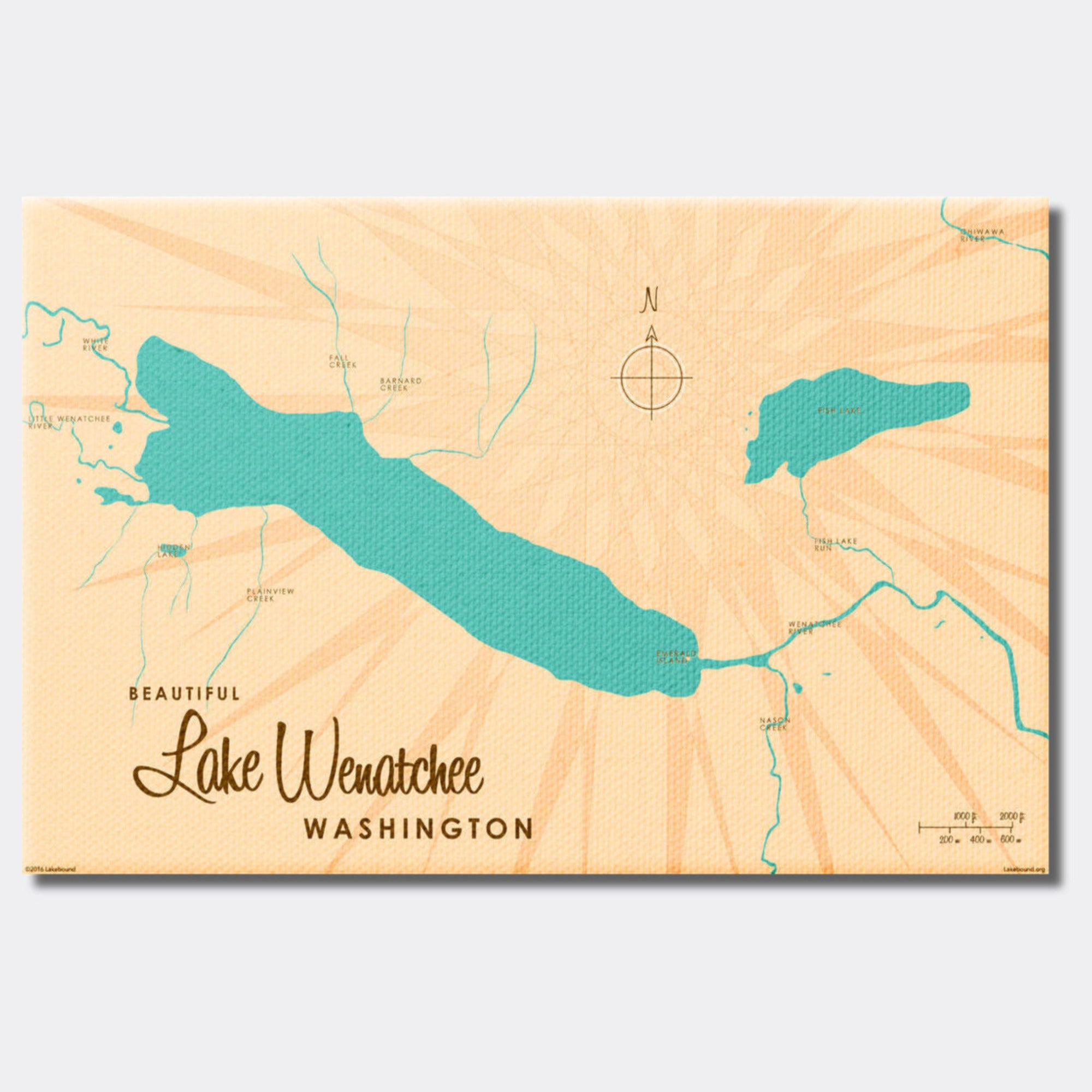Lake Wenatchee Washington, Canvas Print