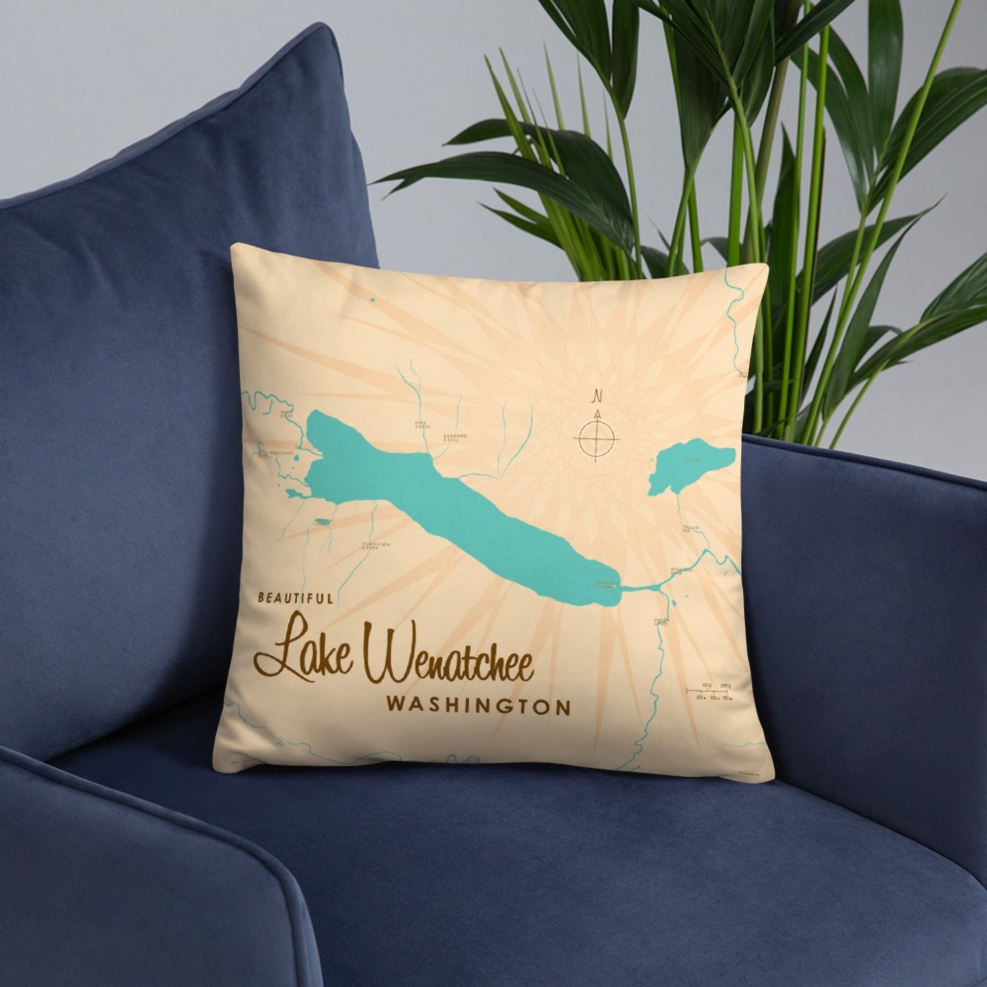 Lake Wenatchee Washington Pillow